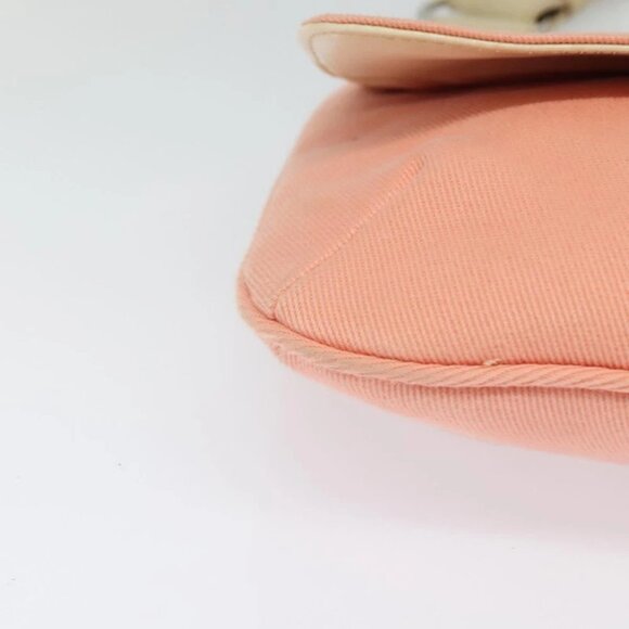 BURBERRY Blue Label Shoulder Bag Canvas Pink Auth - Picture 7 of 14